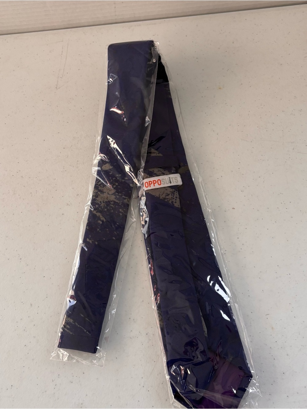 Oppo Gray Suit with Red Splatter Print - Picture 6 of 9